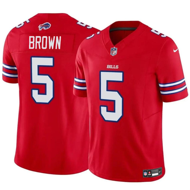Youth Buffalo Bills #5 Anthony Brown Red 2024 F.U.S.E. Vapor Untouchable Limited Stitched Football Jersey Youth Buffalo Bills #5 Anthony Brown Red 2024 F.U.S.E. Vapor Untouchable Limited Stitched Football Jersey