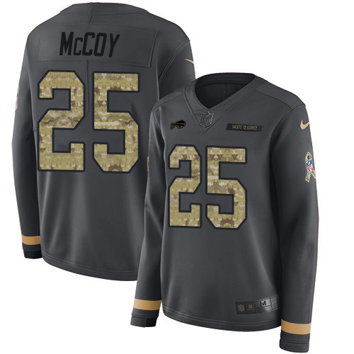 Nike Bills #25 LeSean McCoy Anthracite Salute to Service Nike Bills #25 LeSean McCoy Anthracite Salute to Service