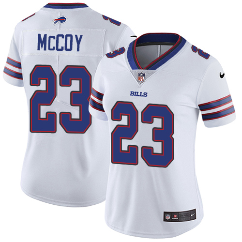 Nike Bills #23 LeSean McCoy White Women's Stitched NFL Vapor Untouchable Limited Jersey Nike Bills #23 LeSean McCoy White Women's Stitched NFL Vapor Untouchable Limited Jersey