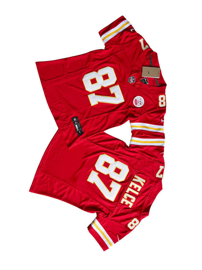 Women's Kansas City Chiefs #87 Travis Kelce Red 2023 F.U.S.E. Vapor Untouchable Limited Stitched Jersey(Run Small) Women's Kansas City Chiefs #87 Travis Kelce Red 2023 F.U.S.E. Vapor Untouchable Limited Stitched Jersey(Run Small)