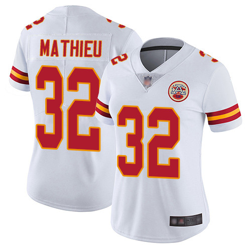Chiefs #32 Tyrann Mathieu White Women's Stitched Football Vapor Untouchable Limited Jers Chiefs #32 Tyrann Mathieu White Women's Stitched Football Vapor Untouchable Limited Jers