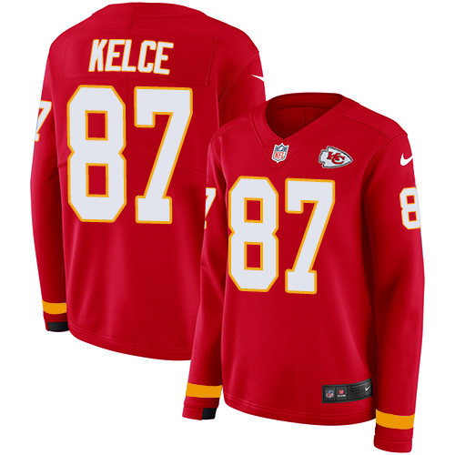 Nike Chiefs #87 Travis Kelce Red Team Color Women's Stitched NFL Nike Chiefs #87 Travis Kelce Red Team Color Women's Stitched NFL