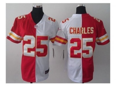 NEW women nfl jerseys kansas city chiefs #25 charles white-red(Elite split) NEW women nfl jerseys kansas city chiefs #25 charles white-red(Elite split)