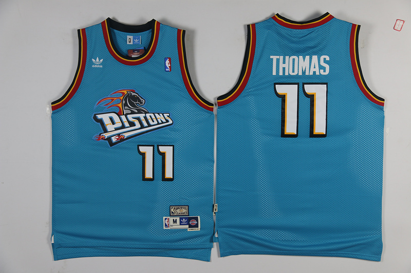 Pistons 11 Isiah Thomas Blue Hardwood Classics Mesh Jersey Pistons 11 Isiah Thomas Blue Hardwood Classics Mesh Jersey