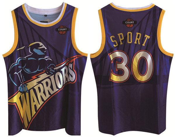 Men's Golden State Warriors #30 Stephen Curry Purple Print Basketball Jersey Men's Golden State Warriors #30 Stephen Curry Purple Print Basketball Jersey