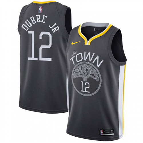 Nike Warriors #12 Kelly Oubre Jr Black NBA Swingman Statement Edition Jersey Nike Warriors #12 Kelly Oubre Jr Black NBA Swingman Statement Edition Jersey