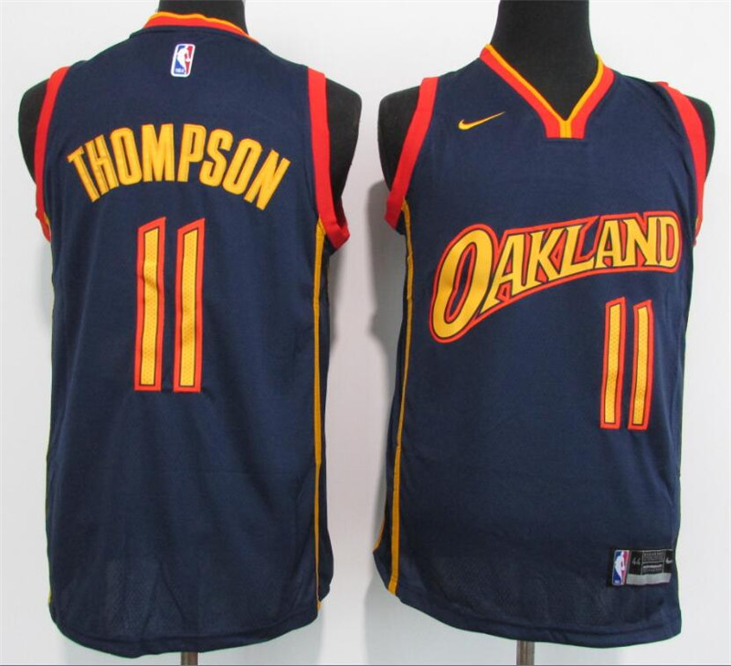 Warriors 11 Klay Thompson Navy 2021 New Nike Swingman Jersey Warriors 11 Klay Thompson Navy 2021 New Nike Swingman Jersey