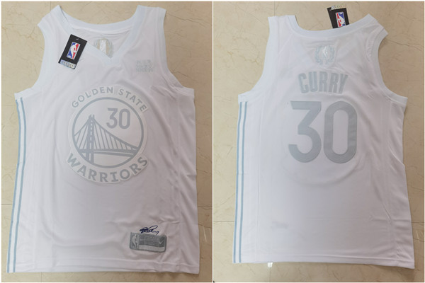 Warriors 30 Stephen Curry White Nike Swingman MVP Jersey Warriors 30 Stephen Curry White Nike Swingman MVP Jersey