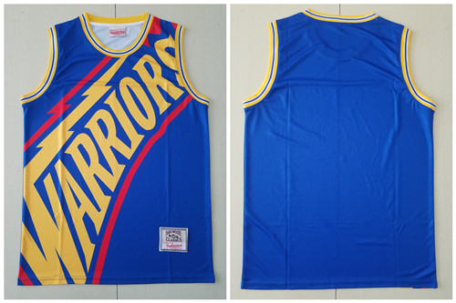Warriors Big Face Blue Hardwood Classics Swingman Jersey Warriors Big Face Blue Hardwood Classics Swingman Jersey