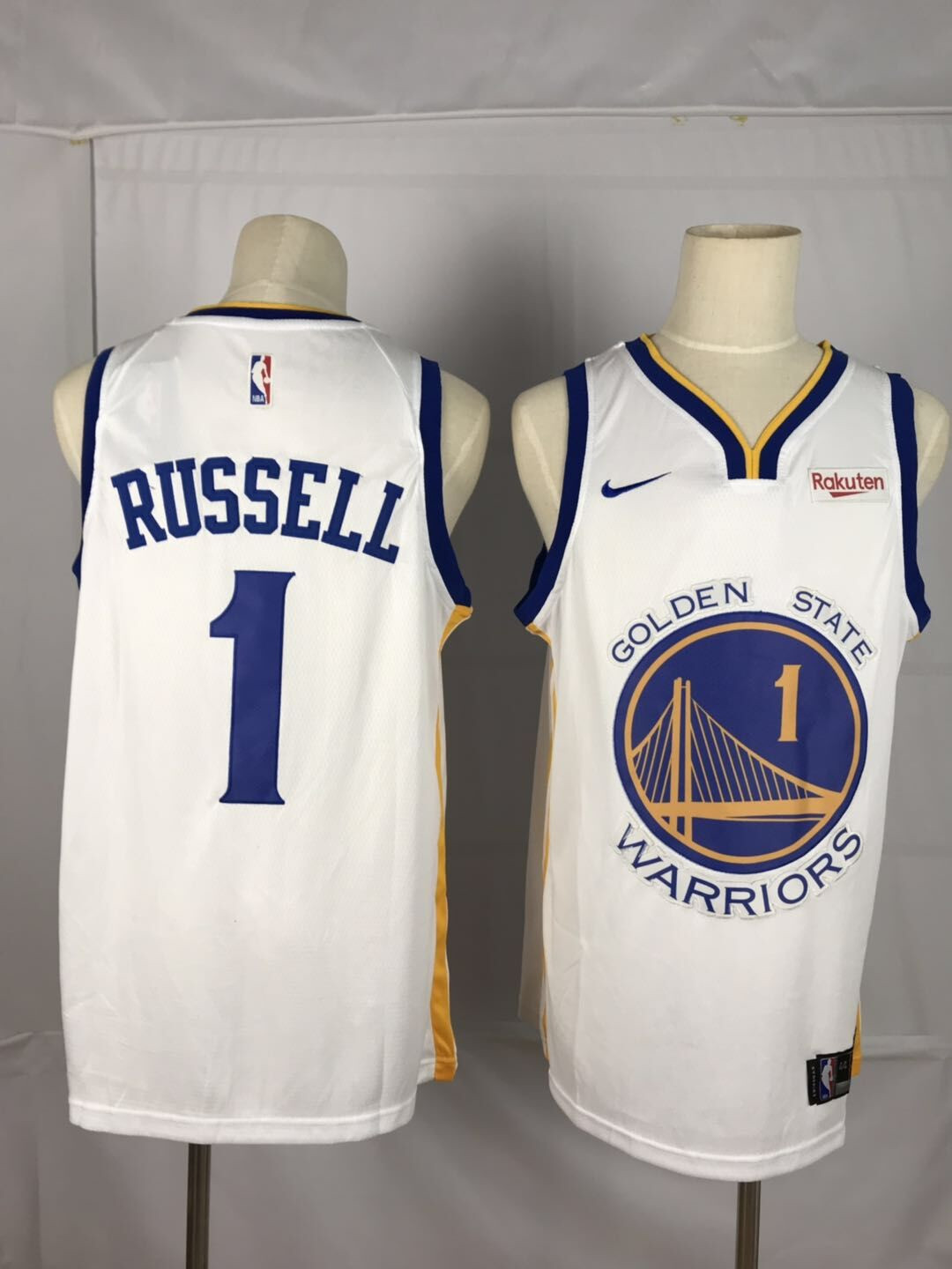 Warriors 1 D'angelo Russell White City Edition Nike Swingman Jersey Warriors 1 D'angelo Russell White City Edition Nike Swingman Jersey