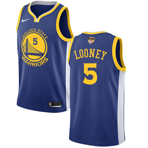 Nike Warriors #5 Kevon Looney Blue The Finals Patch NBA Swingman Icon Edition Jersey Nike Warriors #5 Kevon Looney Blue The Finals Patch NBA Swingman Icon Edition Jersey