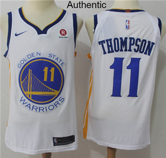 Nike Warriors #11 Klay Thompson White NBA Authentic Association Edition Jersey Nike Warriors #11 Klay Thompson White NBA Authentic Association Edition Jersey