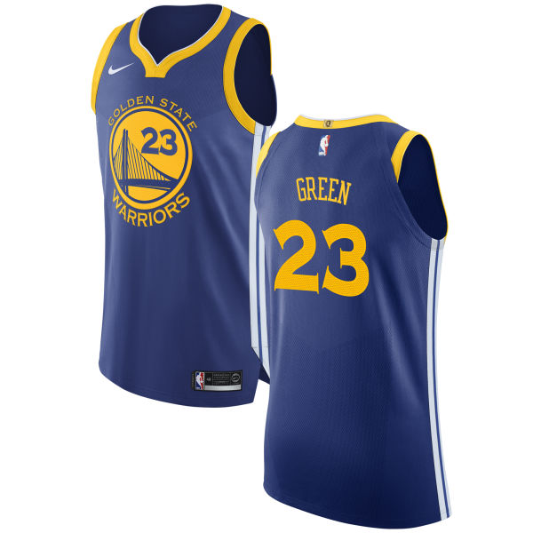 Nike Warriors #23 Draymond Green Blue NBA Authentic Icon Edition Jersey Nike Warriors #23 Draymond Green Blue NBA Authentic Icon Edition Jersey