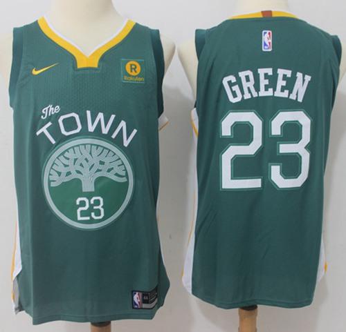 Nike Warriors #23 Draymond Green Green NBA Authentic Jersey Nike Warriors #23 Draymond Green Green NBA Authentic Jersey