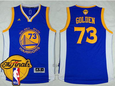 Warriors #73 Golden Blue 73 Wins The Finals Patch Stitched NBA Jersey Warriors #73 Golden Blue 73 Wins The Finals Patch Stitched NBA Jersey