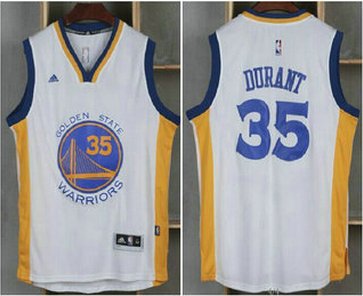 Warriors #35 Kevin Durant White Home Stitched NBA Jersey Warriors #35 Kevin Durant White Home Stitched NBA Jersey
