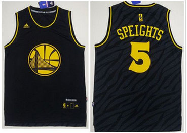 Golden State Warriors #5 Marreese Speights Black Precious Metals Fashion Stitched NBA Jersey Golden State Warriors #5 Marreese Speights Black Precious Metals Fashion Stitched NBA Jersey