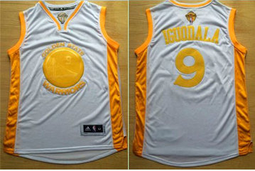 Golden State Warriors #9 Andre Iguodala White(Gold No.) Stitched NBA Jersey Golden State Warriors #9 Andre Iguodala White(Gold No.) Stitched NBA Jersey