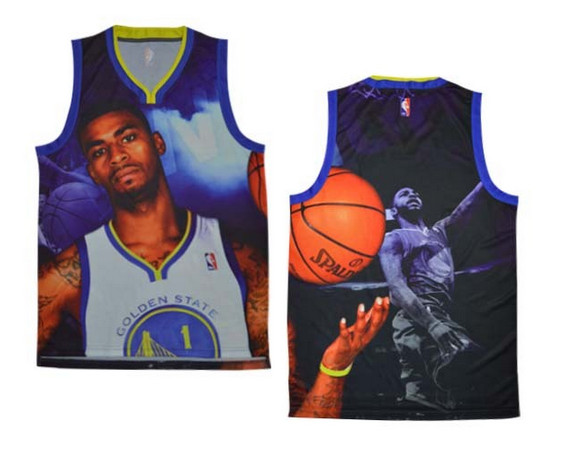 Golden State Warriors# 1 hand ball flash version of the jersey( Moments version) Golden State Warriors# 1 hand ball flash version of the jersey( Moments version)