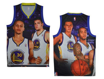 The golden state warriors garage and teammates NBA jerseys（ Moments version）