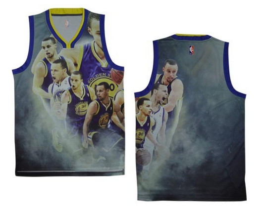The golden state warriors, garage changed the NBA jerseys（ Moments version）