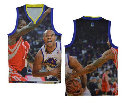 The warriors # 2 brave to protect the NBA jersey（ Moments version）