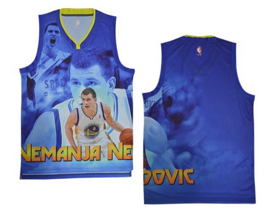 State warriors # 8 dribbling empty NBA jerseys（ Moments version）