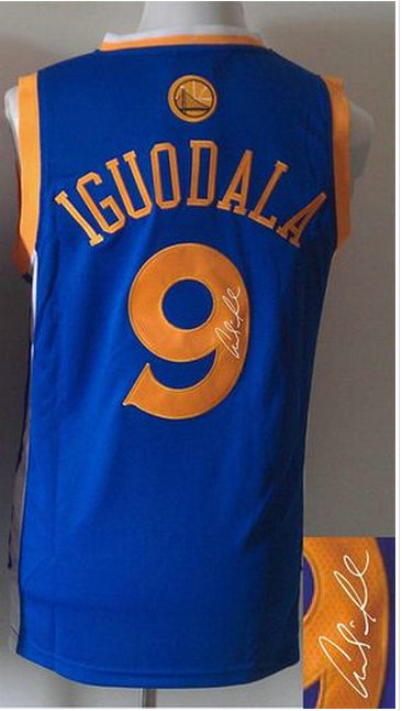 Golden State Warriors Revolution 30 Autographed #9 Andre Iguodala Blue Stitched NBA Jersey Golden State Warriors Revolution 30 Autographed #9 Andre Iguodala Blue Stitched NBA Jersey