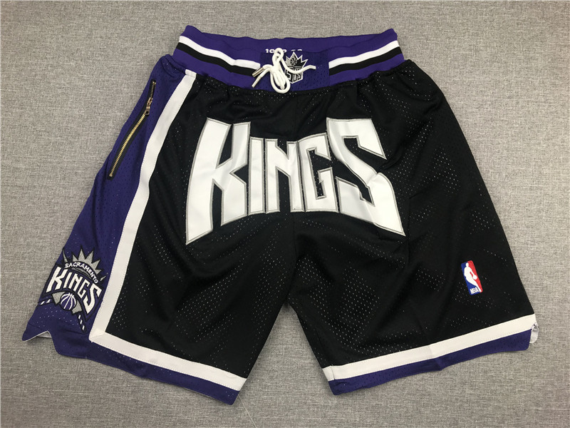 Sacramento Kings Black Pockets Swingman Shorts Sacramento Kings Black Pockets Swingman Shorts