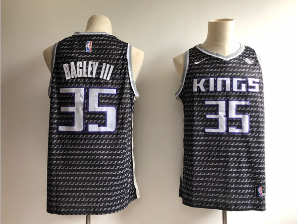 Kings 35 Marvin Bagley III Black Nike Swingman Jersey Kings 35 Marvin Bagley III Black Nike Swingman Jersey