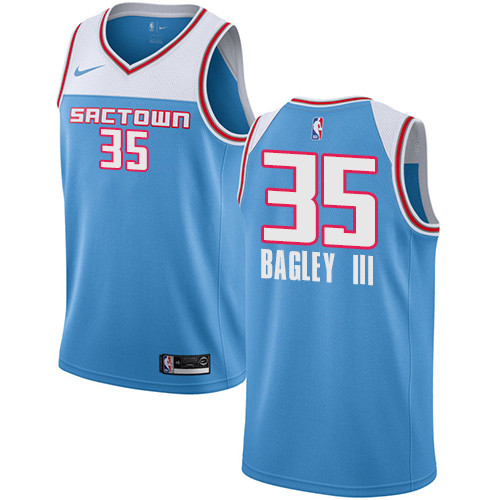 Nike Kings #35 Marvin Bagley III Blue NBA Swingman City Edition Nike Kings #35 Marvin Bagley III Blue NBA Swingman City Edition