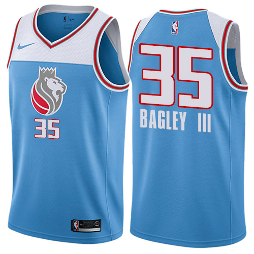 Nike Kings #35 Marvin Bagley III Blue NBA Swingman City Edition Jersey Nike Kings #35 Marvin Bagley III Blue NBA Swingman City Edition Jersey