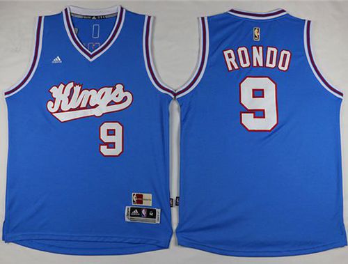 Kings #9 Rajon Rondo New Light Blue Stitched NBA Jersey Kings #9 Rajon Rondo New Light Blue Stitched NBA Jersey