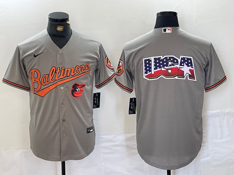 men's baltimore orioles gray team big logo cool base stitched jersey 2_副本 men's baltimore orioles gray team big logo cool base stitched jersey 2_副本