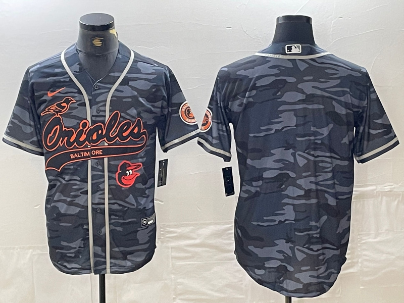 Men's Baltimore Orioles Gray Team Big Logo Cool Base Stitched Jersey 12 Men's Baltimore Orioles Gray Team Big Logo Cool Base Stitched Jersey 12