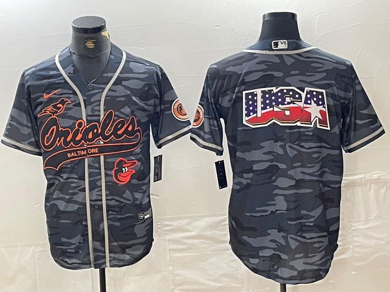 Men's Baltimore Orioles Gray Team Big Logo Cool Base Stitched Jersey 10 Men's Baltimore Orioles Gray Team Big Logo Cool Base Stitched Jersey 10