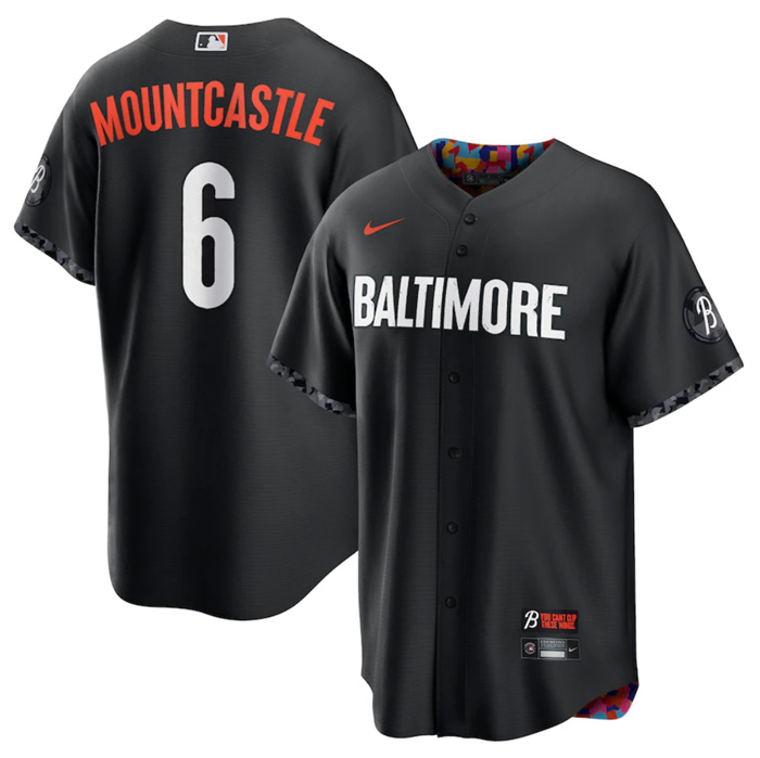 Men's Baltimore Orioles Active Player Custom Black 2023 City Connect Cool Base Stitched Baseball Jersey Men's Baltimore Orioles Active Player Custom Black 2023 City Connect Cool Base Stitched Baseball Jersey