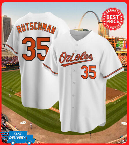 Baltimore Orioles #35 RutschmanWhite Jersey Baltimore Orioles #35 RutschmanWhite Jersey
