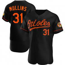 Men's Baltimore Orioles #31 Cedric Mullins Alternate Black Jersey Men's Baltimore Orioles #31 Cedric Mullins Alternate Black Jersey