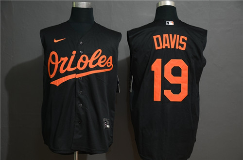 Orioles 19 Chris Davis Black Nike Cool Base Sleeveless Jersey Orioles 19 Chris Davis Black Nike Cool Base Sleeveless Jersey