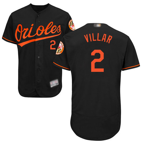 Orioles #2 Jonathan Villar Black Flexbase Authentic Collection Stitched Baseball Jersey Orioles #2 Jonathan Villar Black Flexbase Authentic Collection Stitched Baseball Jersey