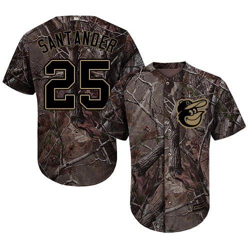 Orioles #25 Anthony Santander Camo Realtree Collection Cool Base Stitched Baseball Jersey Orioles #25 Anthony Santander Camo Realtree Collection Cool Base Stitched Baseball Jersey