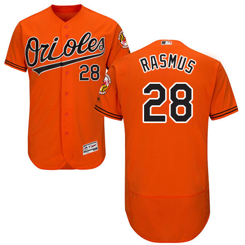 Orioles #28 Colby Rasmus Orange Flexbase Authentic Collection Stitched Baseball Jersey Orioles #28 Colby Rasmus Orange Flexbase Authentic Collection Stitched Baseball Jersey