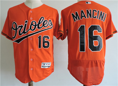Orioles 16 Trey Mancini Orange Flexbase Jersey Orioles 16 Trey Mancini Orange Flexbase Jersey