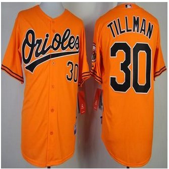 Baltimore Orioles #30 Chris Tillman Orange Cool Base Stitched Baseball Jersey Baltimore Orioles #30 Chris Tillman Orange Cool Base Stitched Baseball Jersey