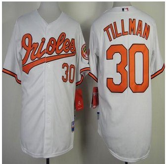 Baltimore Orioles #30 Chris Tillman White Cool Base Stitched Baseball Jersey Baltimore Orioles #30 Chris Tillman White Cool Base Stitched Baseball Jersey