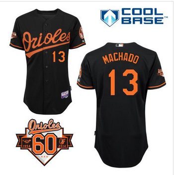 Baltimore Orioles #13 Manny Machado Black Cool Base Stitched Baseball Jersey Baltimore Orioles #13 Manny Machado Black Cool Base Stitched Baseball Jersey