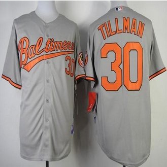 Baltimore Orioles #30 Chris Tillman Grey Cool Base Stitched Baseball Jersey Baltimore Orioles #30 Chris Tillman Grey Cool Base Stitched Baseball Jersey