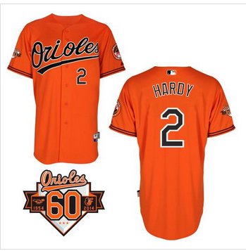 Baltimore Orioles #2 J.J. Hardy Orange Cool Base Stitched Baseball Jersey Baltimore Orioles #2 J.J. Hardy Orange Cool Base Stitched Baseball Jersey