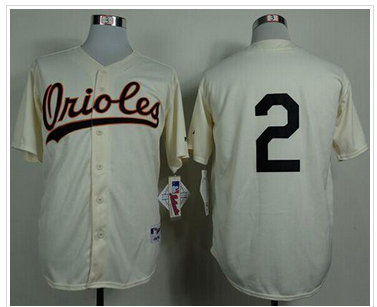 Baltimore Orioles #2 J.J. Hardy Cream 1954 Turn Back The Clock Stitched Baseball Jersey Baltimore Orioles #2 J.J. Hardy Cream 1954 Turn Back The Clock Stitched Baseball Jersey